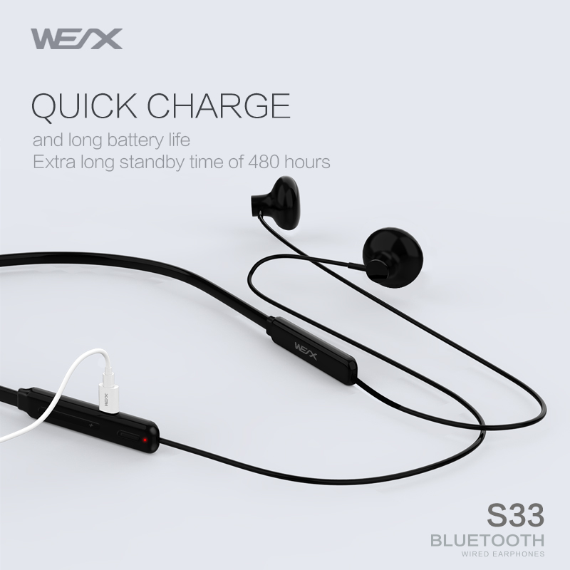 หูฟังบลูทู ธ WEX - S33